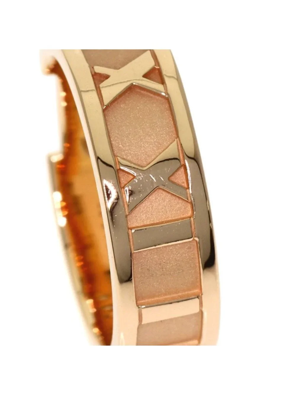 Tiffany & Co Atlas Diamond Ring 18K Pink Gold